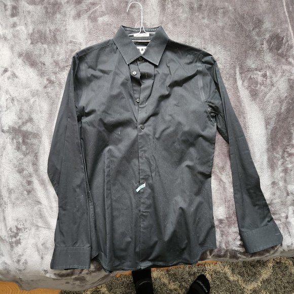 Express Other - Express 1M Dress Shirt Black XS Slim Fit